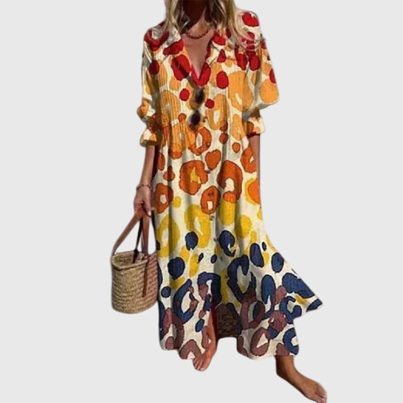 Zariah | Elegante abito lungo in stile boho