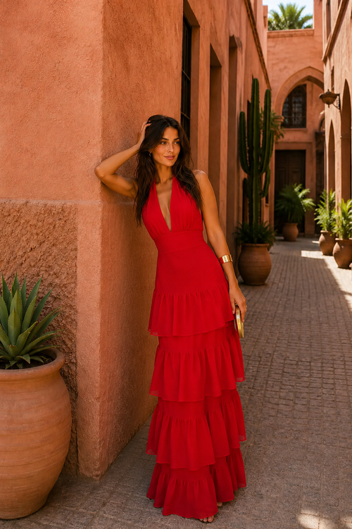 Abito Manila in Rosso