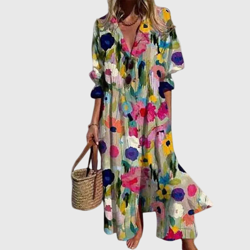 Zariah | Elegante abito lungo in stile boho