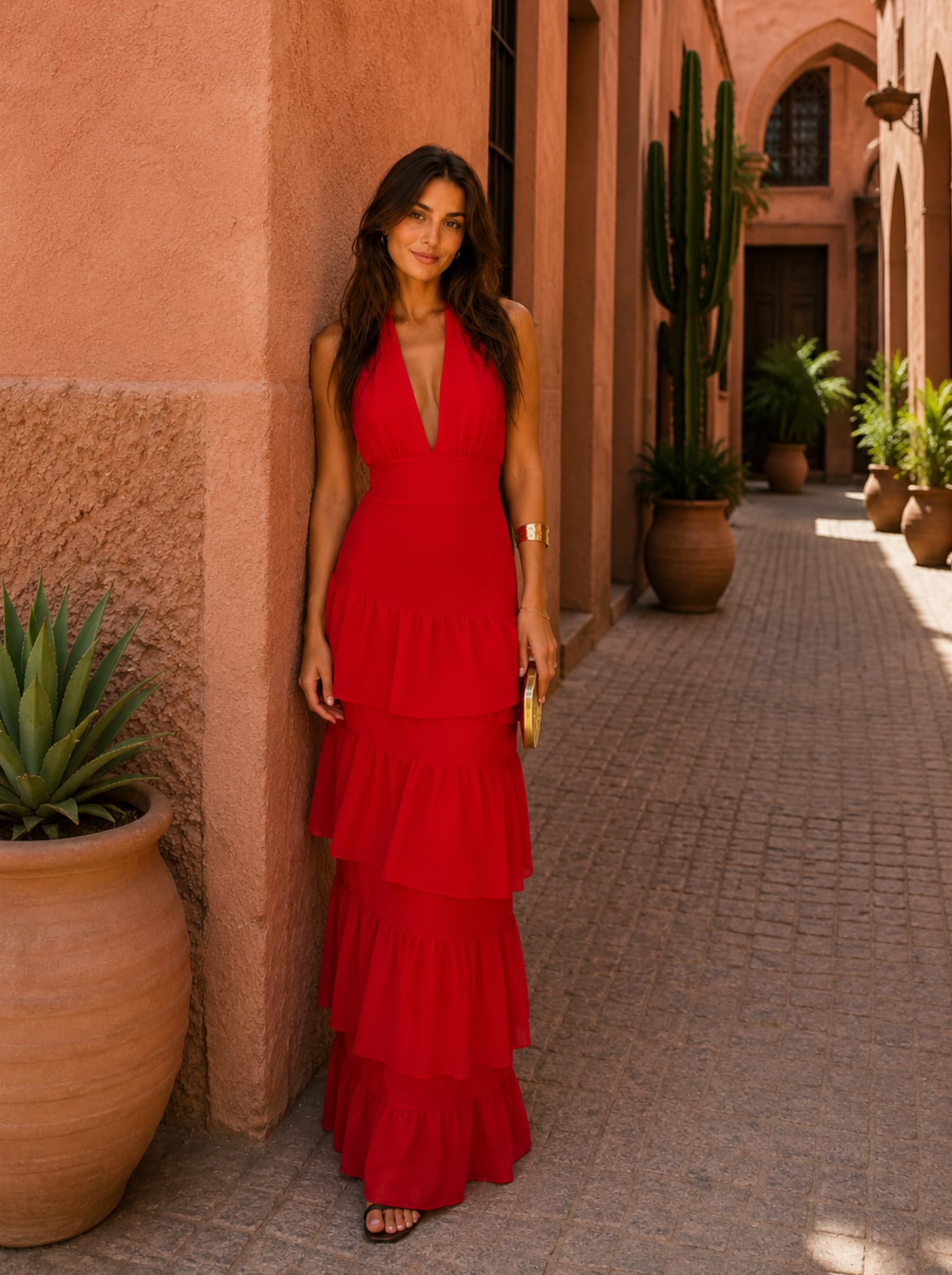 Abito Manila in Rosso