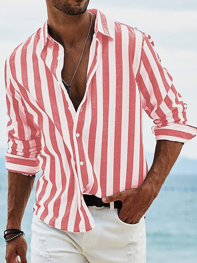 Camicia Positano™ Righe Mediterranee