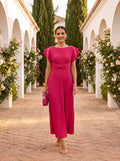 Gloria | Abito Plissettato Elegante