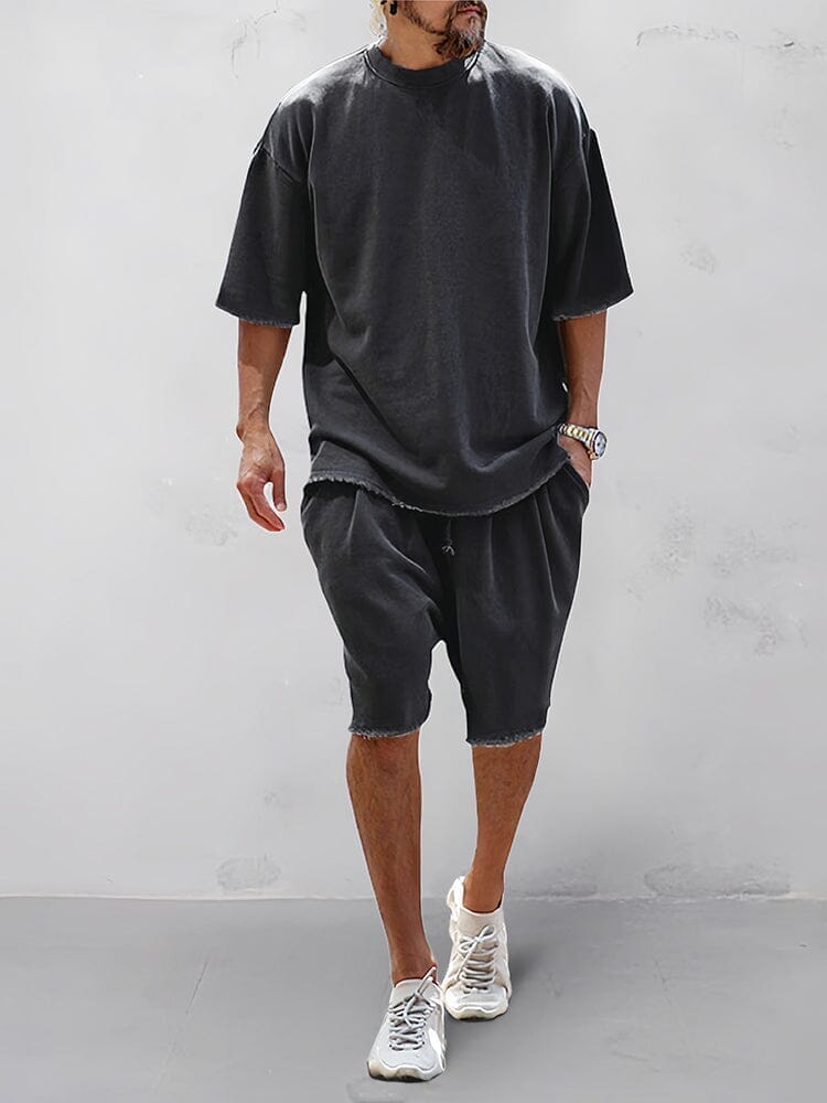Completo Sportivo Oversize in Tinta Unita