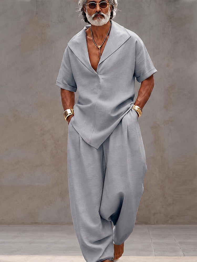 Completo Portofino™ – Camicia e Pantalone in Cotone