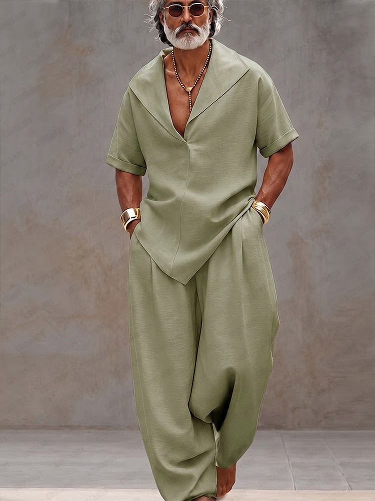 Completo Portofino™ – Camicia e Pantalone in Cotone