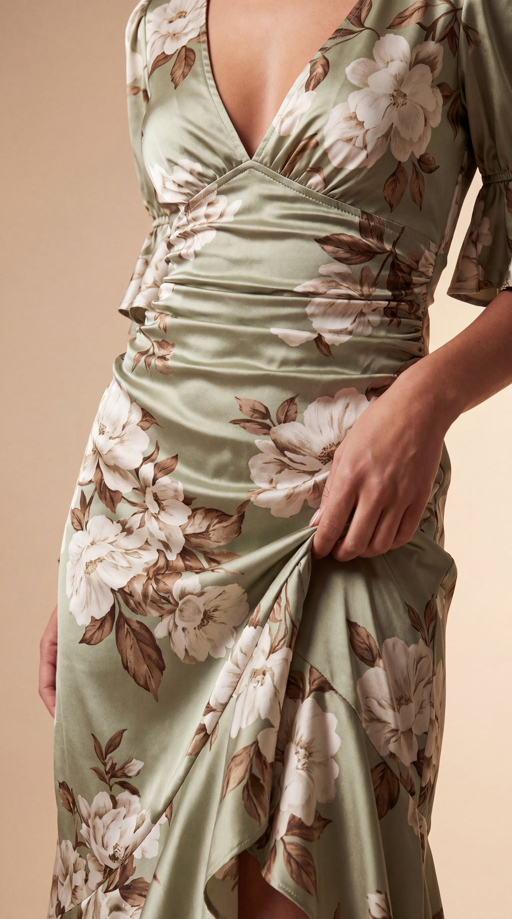 Abito Amalfi | Satin Bloom