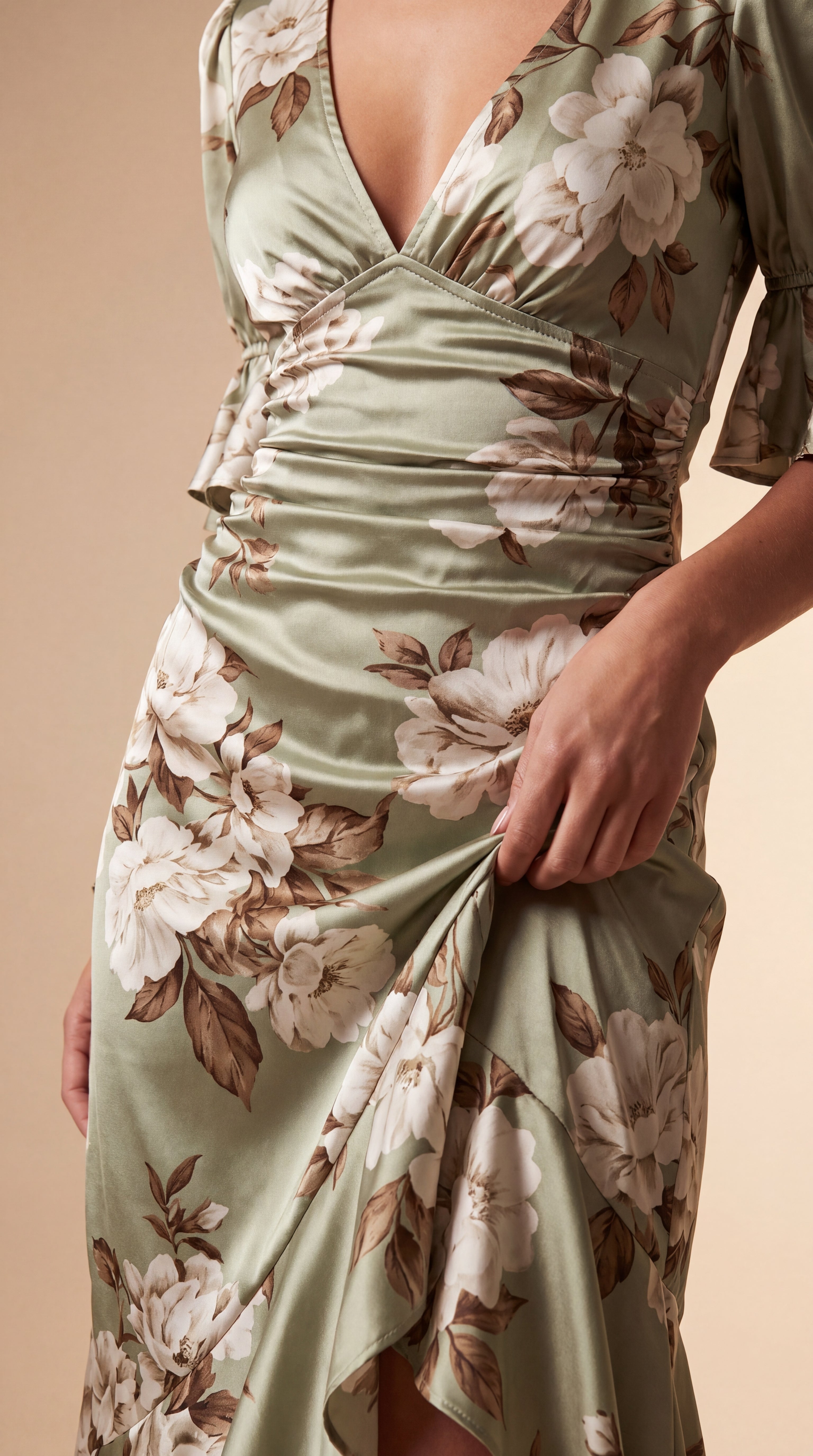 Abito Amalfi | Satin Bloom