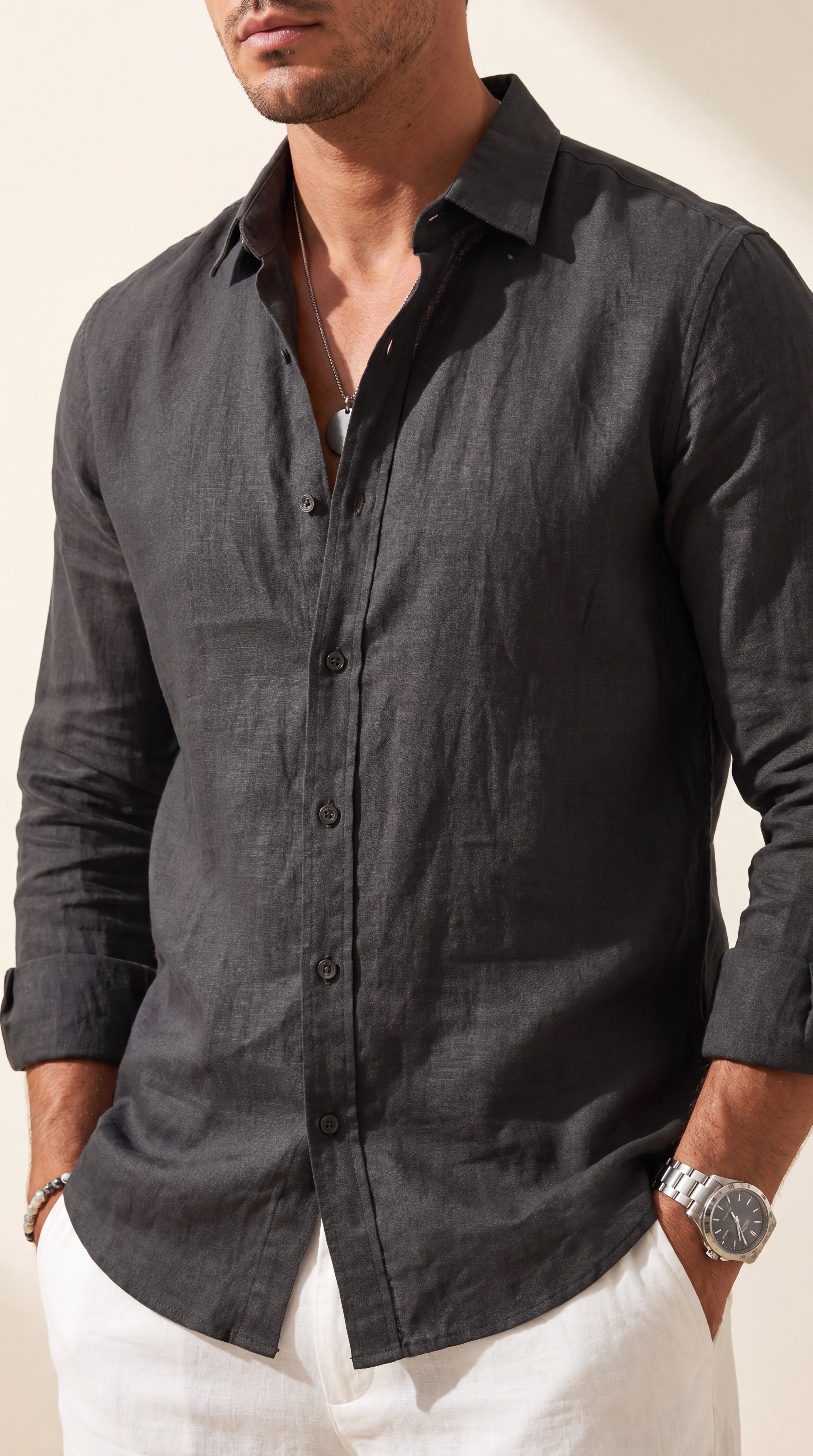 Christofer - Camicia di Lino Premium