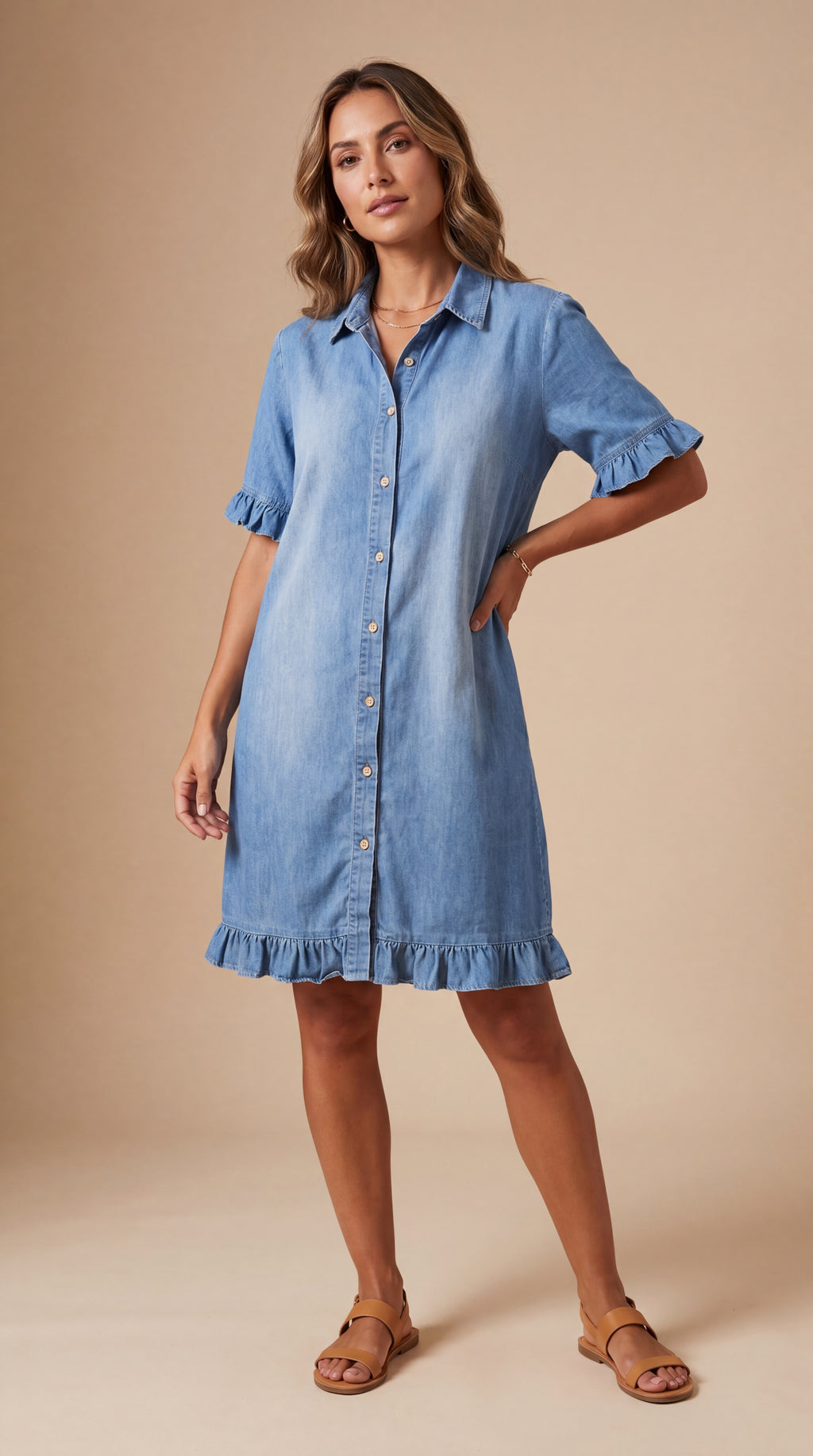 Vestito Denim Clara® | Eleganza Casual Estiva