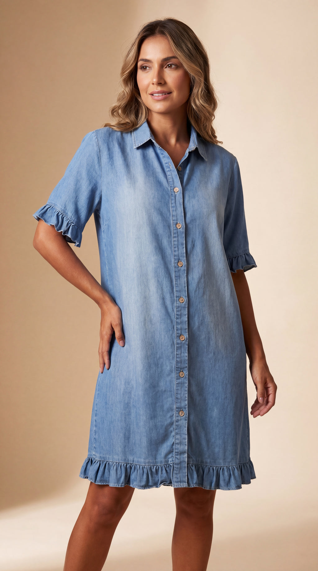 Vestito Denim Clara® | Eleganza Casual Estiva