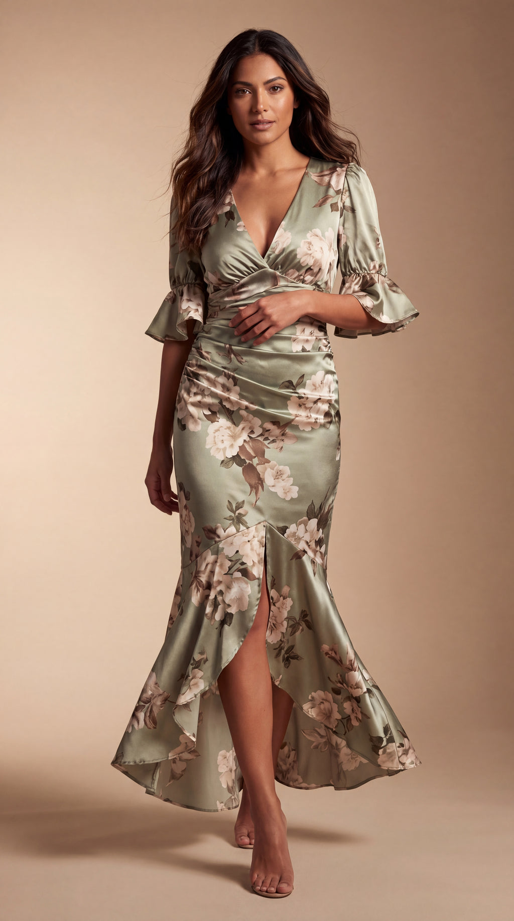 Abito Amalfi | Satin Bloom