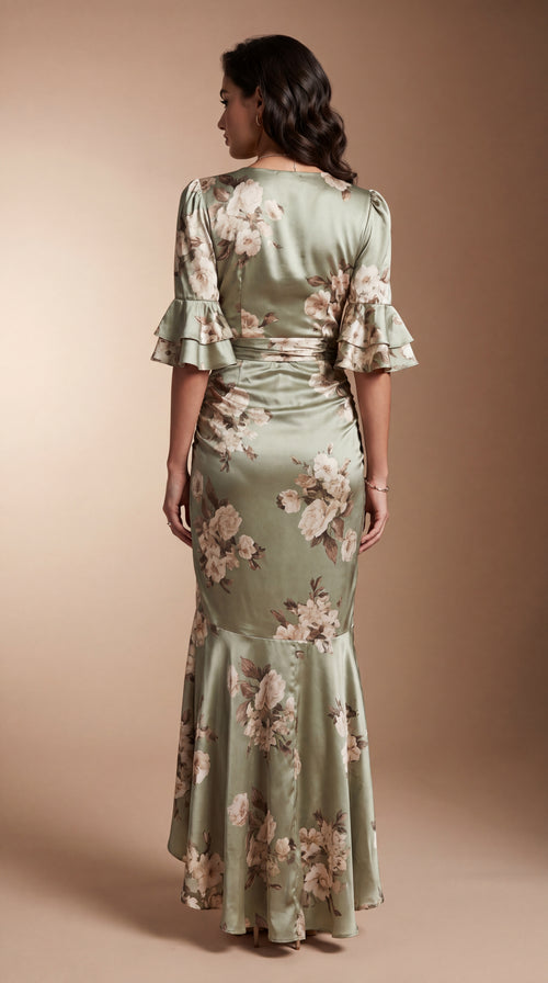 Abito Amalfi | Satin Bloom