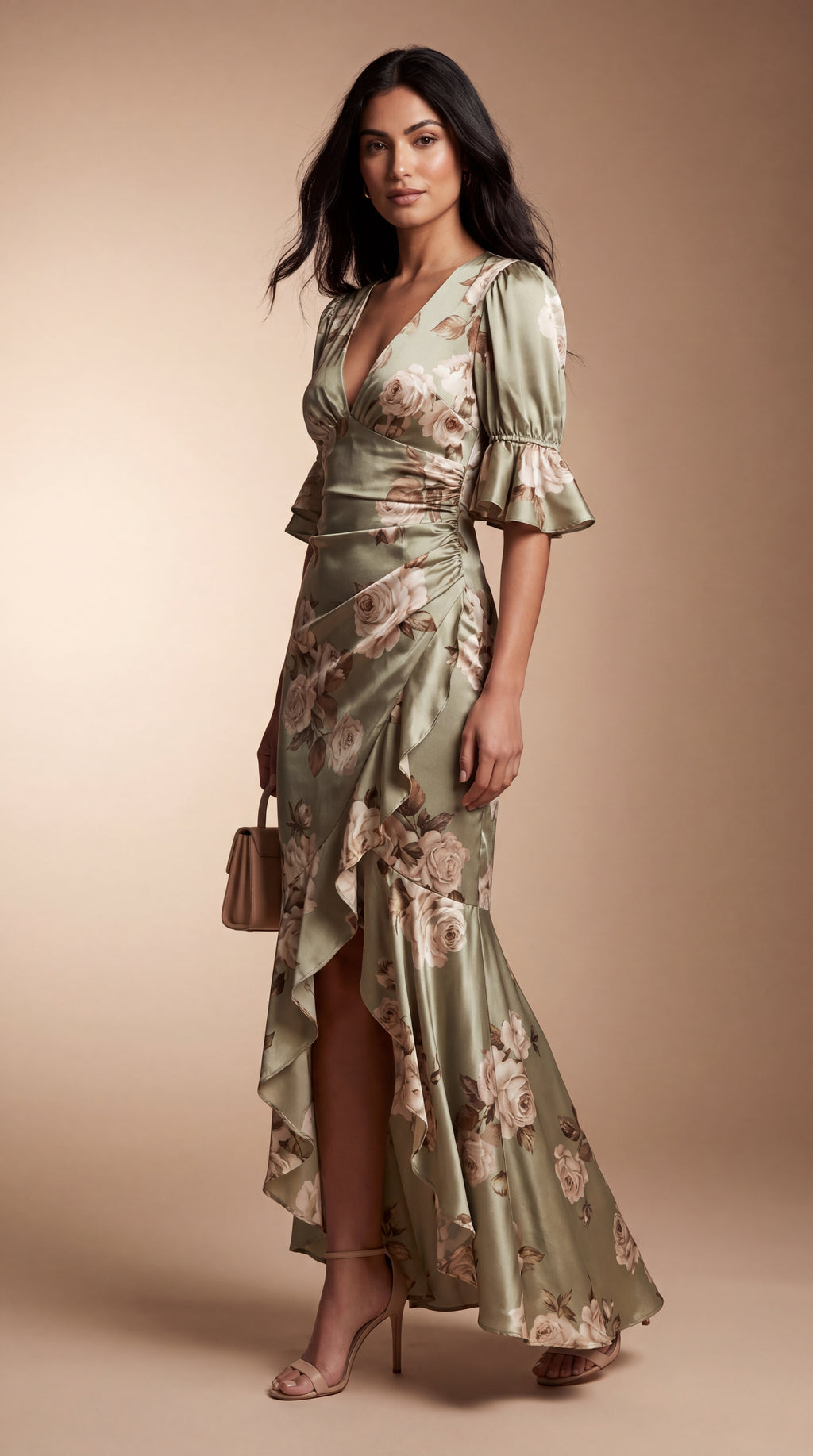 Abito Amalfi | Satin Bloom