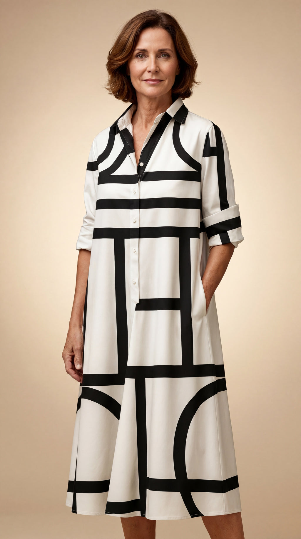 Ellie | Vestito midi curato ed elegante