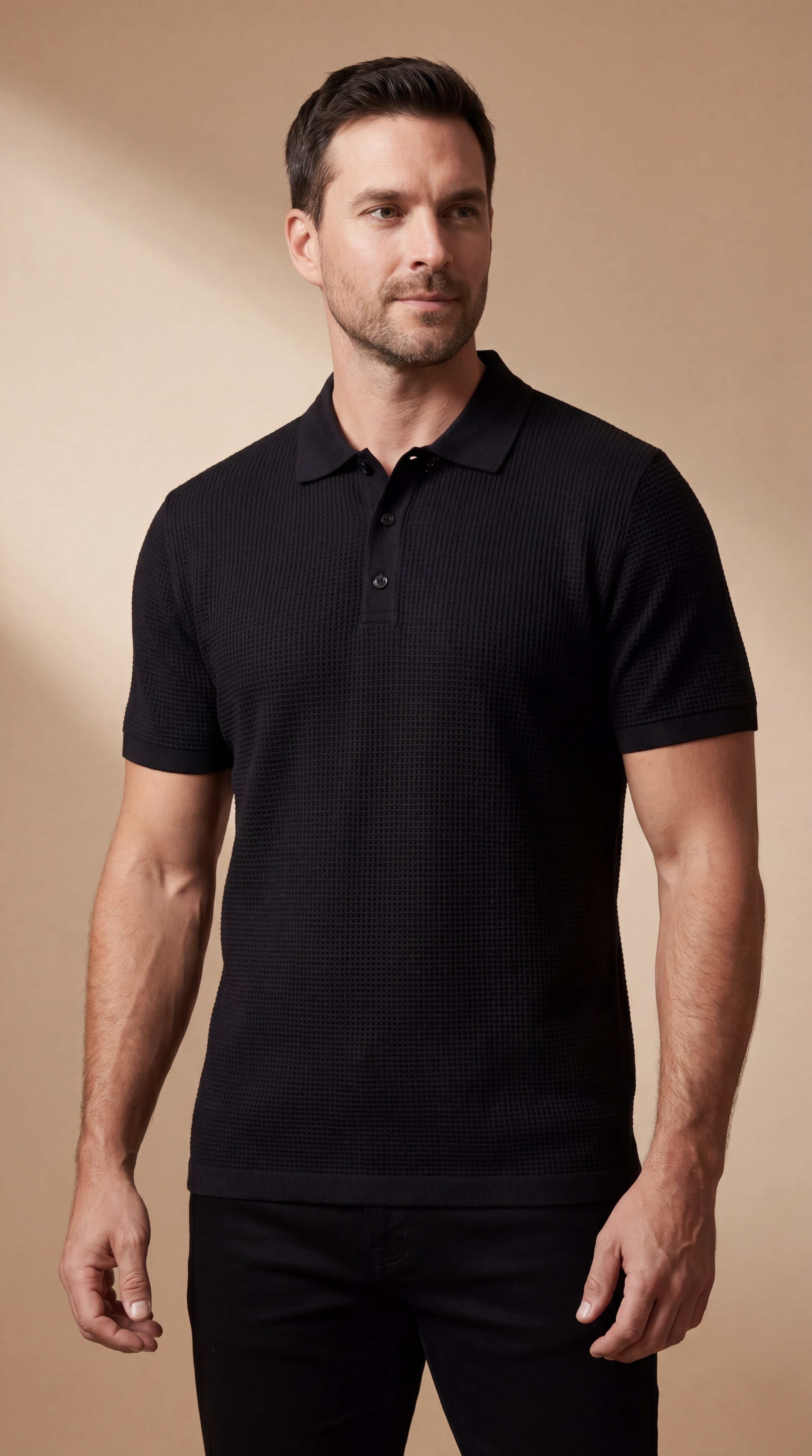 Polo ComfortFit™ Premium Nero