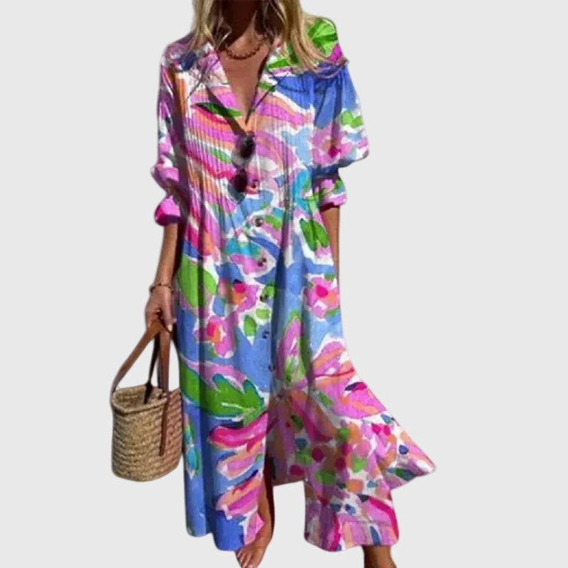Zariah | Elegante abito lungo in stile boho
