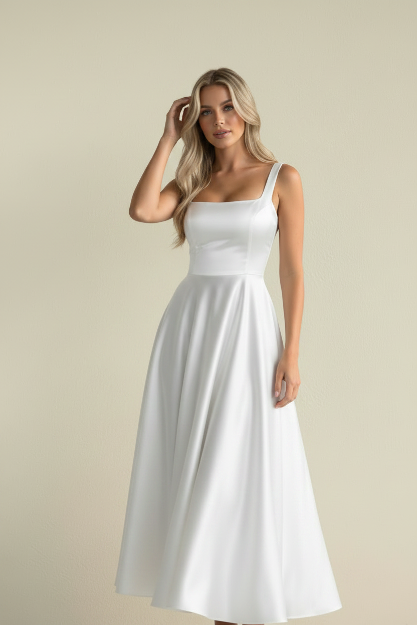 Vera – Abito Midi Elegante Lumé Flow