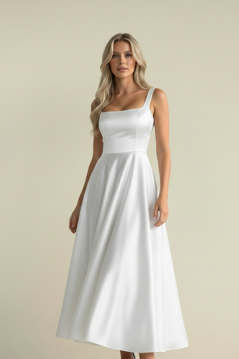 Vera – Abito Midi Elegante Lumé Flow