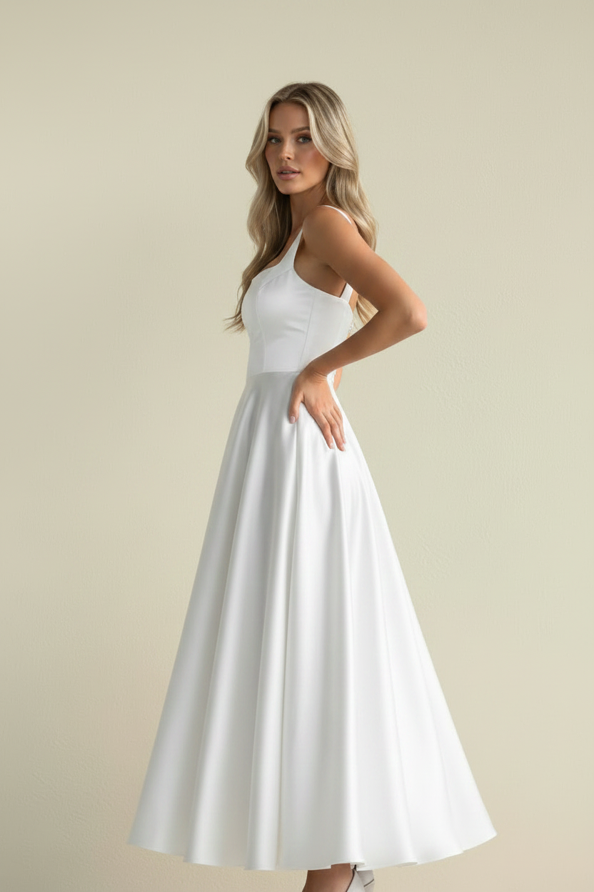 Vera – Abito Midi Elegante Lumé Flow