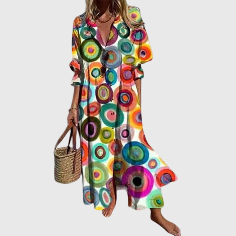 Zariah | Elegante abito lungo in stile boho