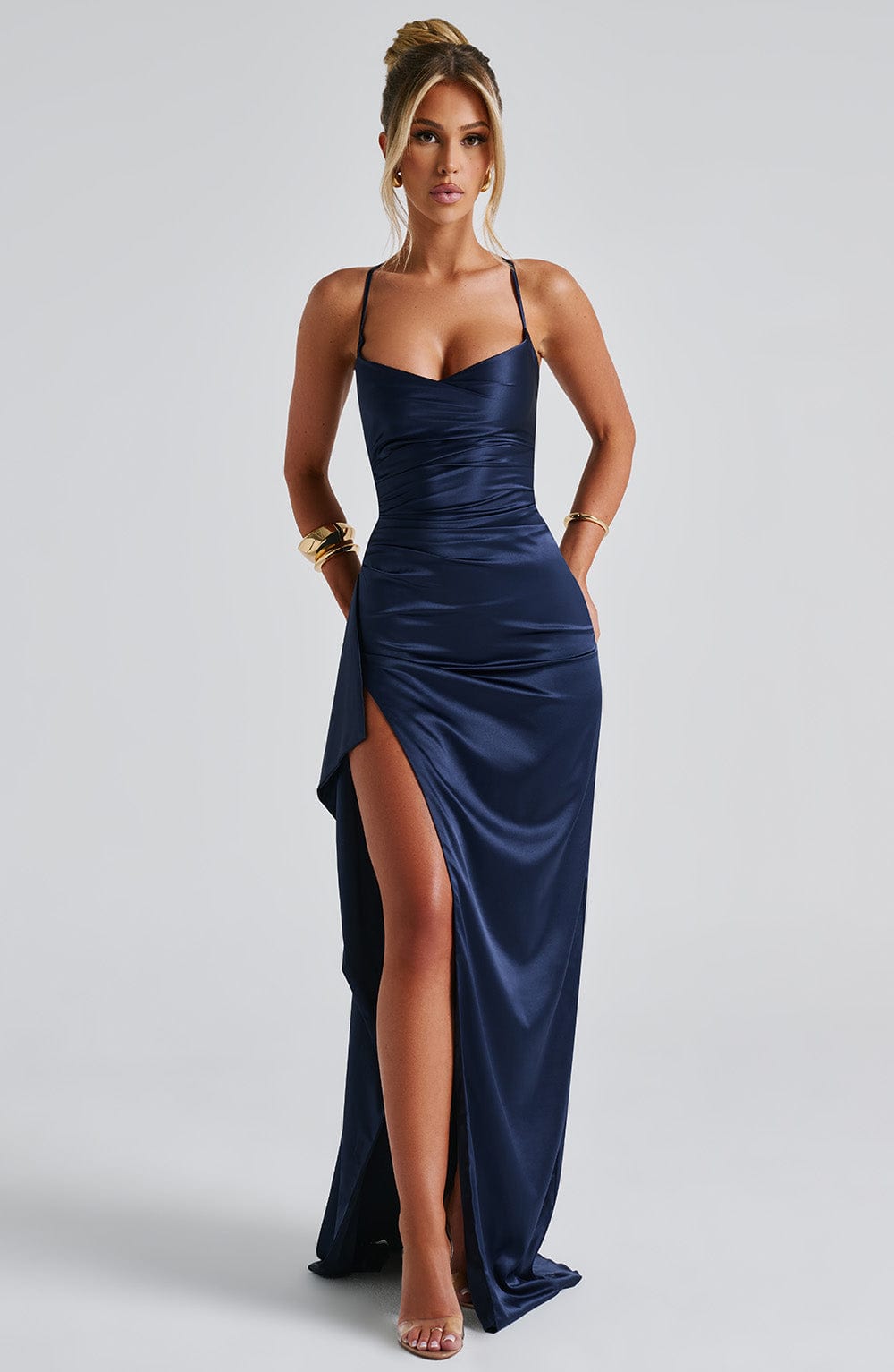 Vestito Évora Satin Midnight