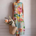 Karla | Abito Midi Multicolore Elegante