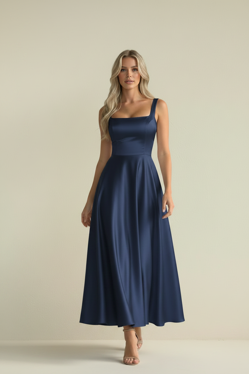 Vera – Abito midi elegante Lumé Flow