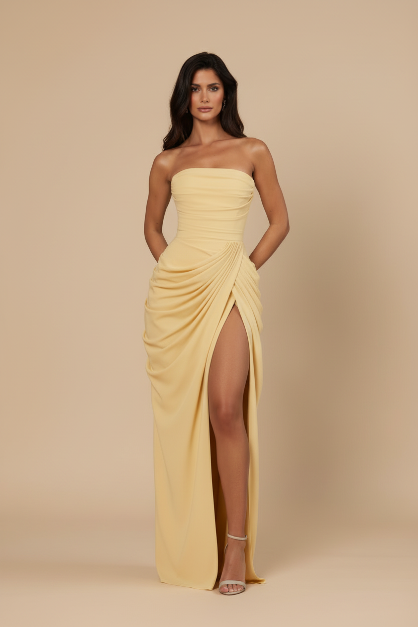 Aurea™ Sculpt Dress – Giallo burro